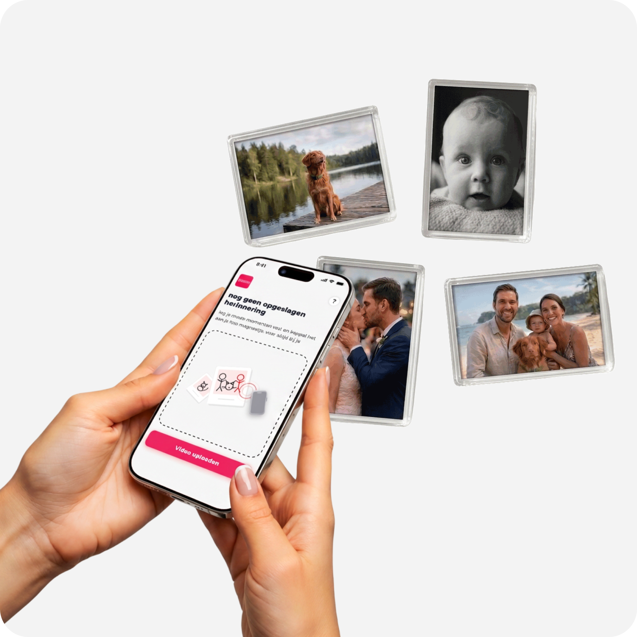 Magneet en telefoon — zo werkt het